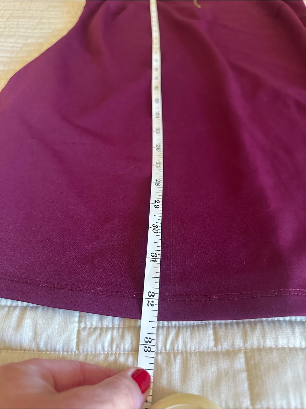Spitfire Burgundy Mock-Neck Golf Dress with Front Zip Size MD - Picture 4 of 7